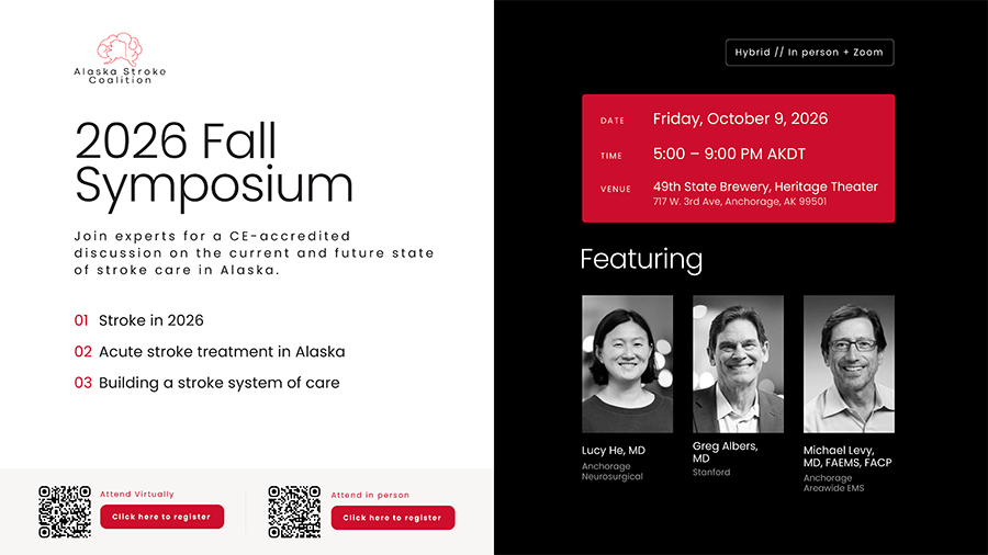 Alaska Stroke Coalition 2026 Fall Symposium